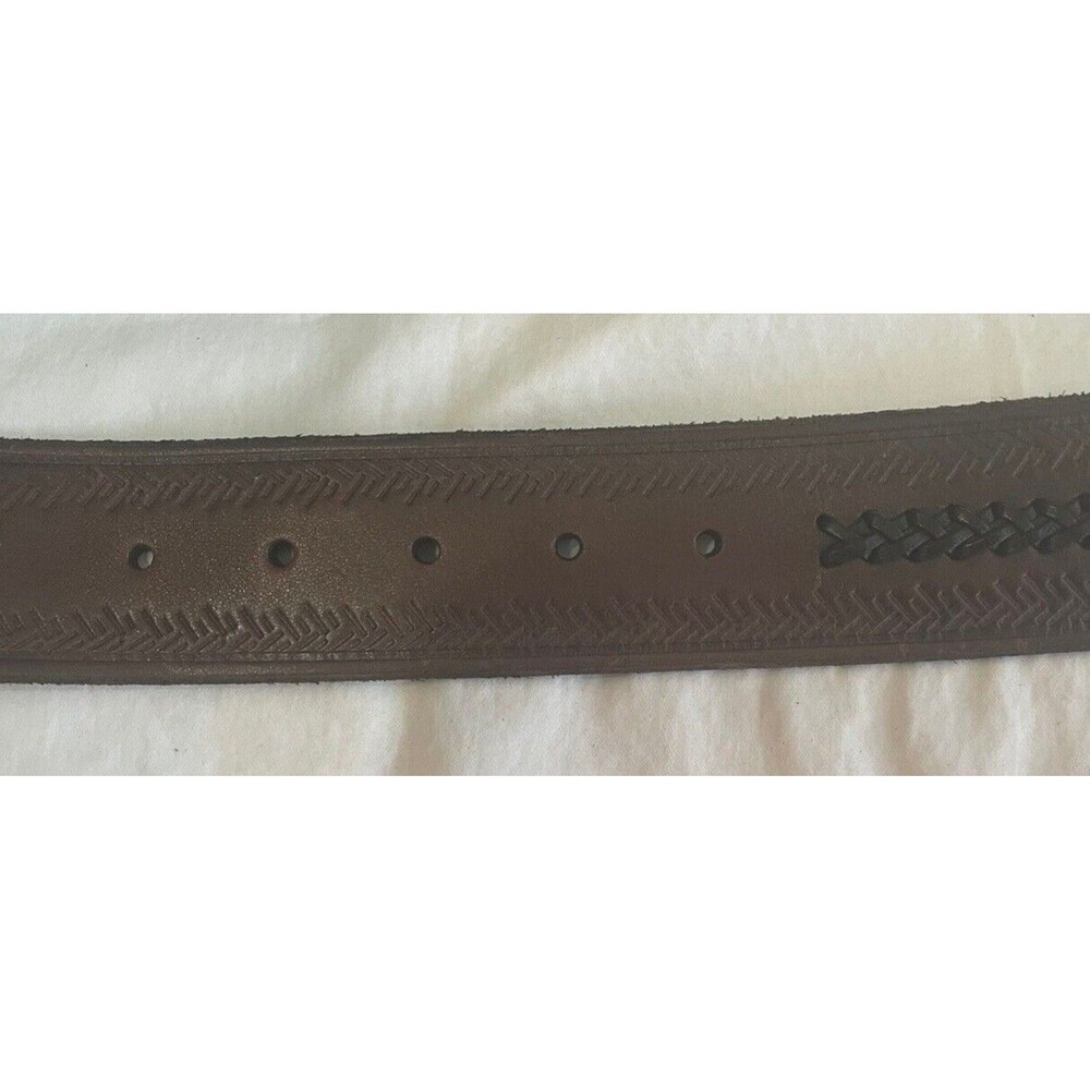 Lauren Ralph Lauren Brown Leather Belt Size M - Picture 5 of 11